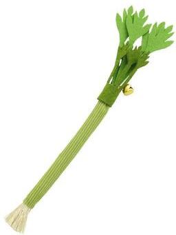 Quick Pick Pro Interactive Cat Chew Toy With Natural Catnip Toy & Bell For Dental Cleaning And Play 1pc Green
