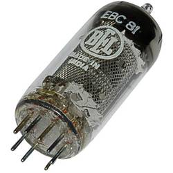 BTB Vertrieb EBC 81 = 6 BD 7 A Elektronenröhre Doppeldiode-Triode 250 V 1 A Polzahl: 9 Sockel: Noval Inhalt 1 St.