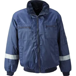 MASCOT Pilotenjacke ALASKA Gr. L Reflexstreifen marine