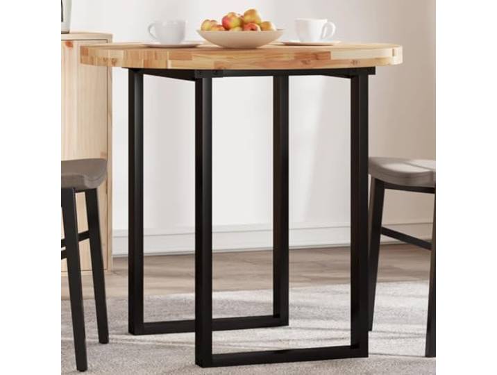 WXGTBKPR Rund Tischplatte Ø80x4 cm Akazie Massivholz Braun Naturöl-Finish, Robust & Langlebig, Vielseitig für Esstische