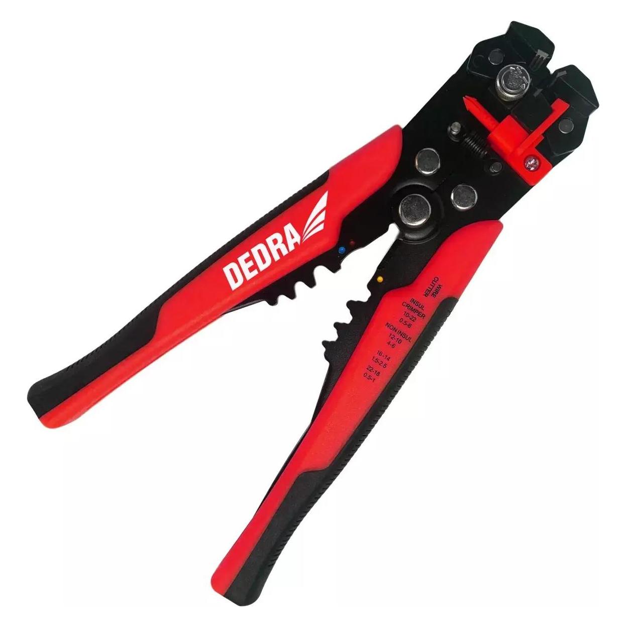 Dedra Automatischer Drahtabzieher 0,2-6 mm 1269A1, Set mit 231 Teilen. (205 mm) (1269A1)