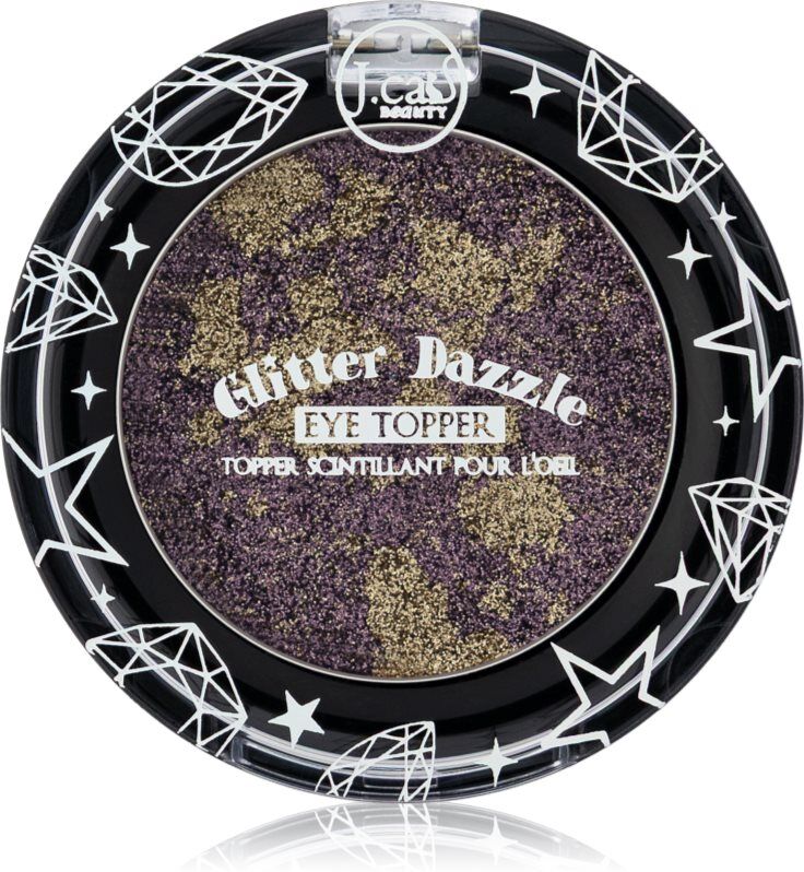 J.Cat Beauty Glitter Dazzle glitter eyeshadow shade 103 Purple Rain 1.2 g