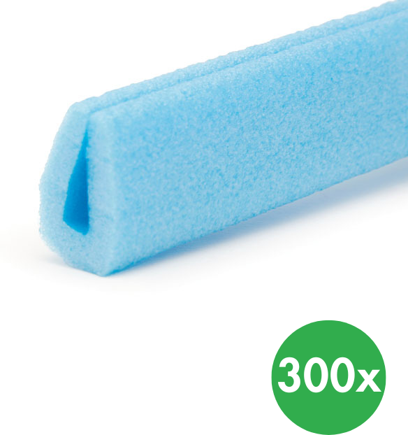B2B Partner Kantenschutzprofil aus Schaum, U 1, 2 m, 300 Stk.