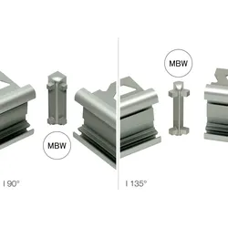 Schlüter Systems RONDEC-STEP Innenecke 135 Grad Aluminium-Vollmaterial Brillantweiß Höhe: 12,5 mm