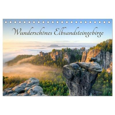 Wunderschönes Elbsandsteingebirge (Tischkalender 2026 DIN A5 quer), CALVENDO Monatskalender