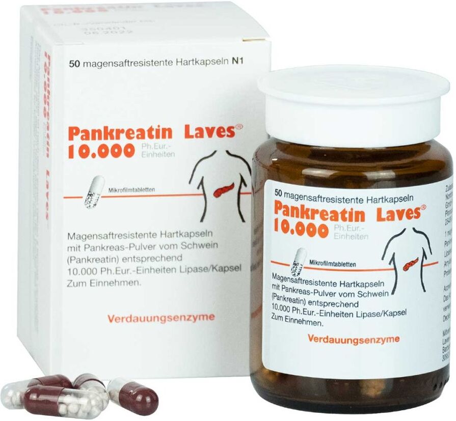 Pankreatin Laves 10.000 Ph.eur.-einh.msr.hartkaps.