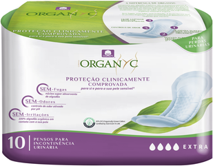 Organyc Proteção para Perdas Urinárias Extra 10 un