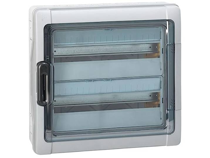601986 Legrand Coffret Plexo3 étanche Ip65-2 Rangées 18 Modules - Embouts à Perforation Directe Non Montés