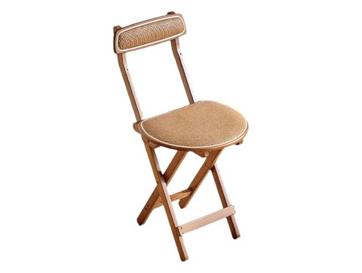 XCHtuerFY Klapphocker, Keine Montage erforderlich, platzsparend, for Küche, Bar, Café(Brown,48cm)