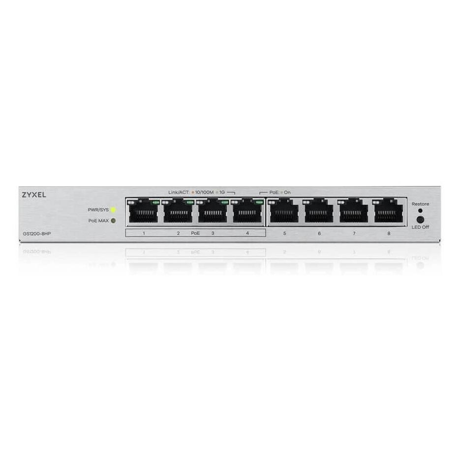 Zyxel GS1200 (8 Ports) (GS1200-8HPV3-EU0101F)