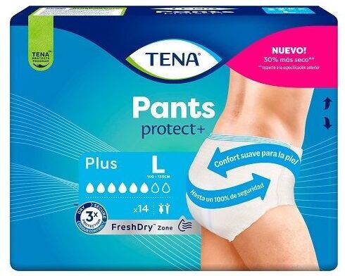 Tena Pants Plus Inco T/G 100-135 Cm 14 Units