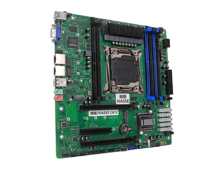C612 Nas noir synologie NAS routeur souple contrôle industriel ordinateur carte mère X99 serveur de stockage divisé 10 positions de disque