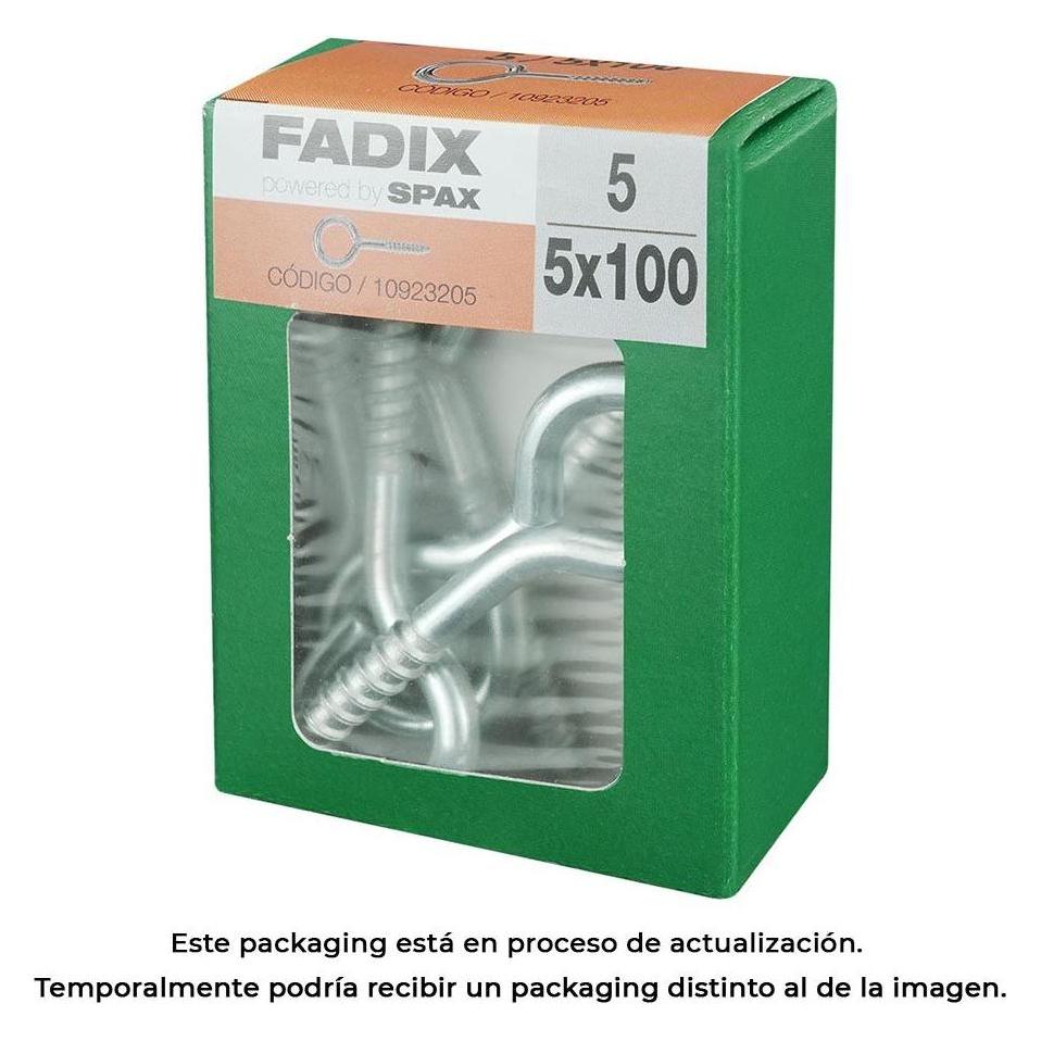 Fadix Closed socket zinc-plated 5,0 x 100 mm, box m 5 units (5 Schrauben pro Stück) (49446498)
