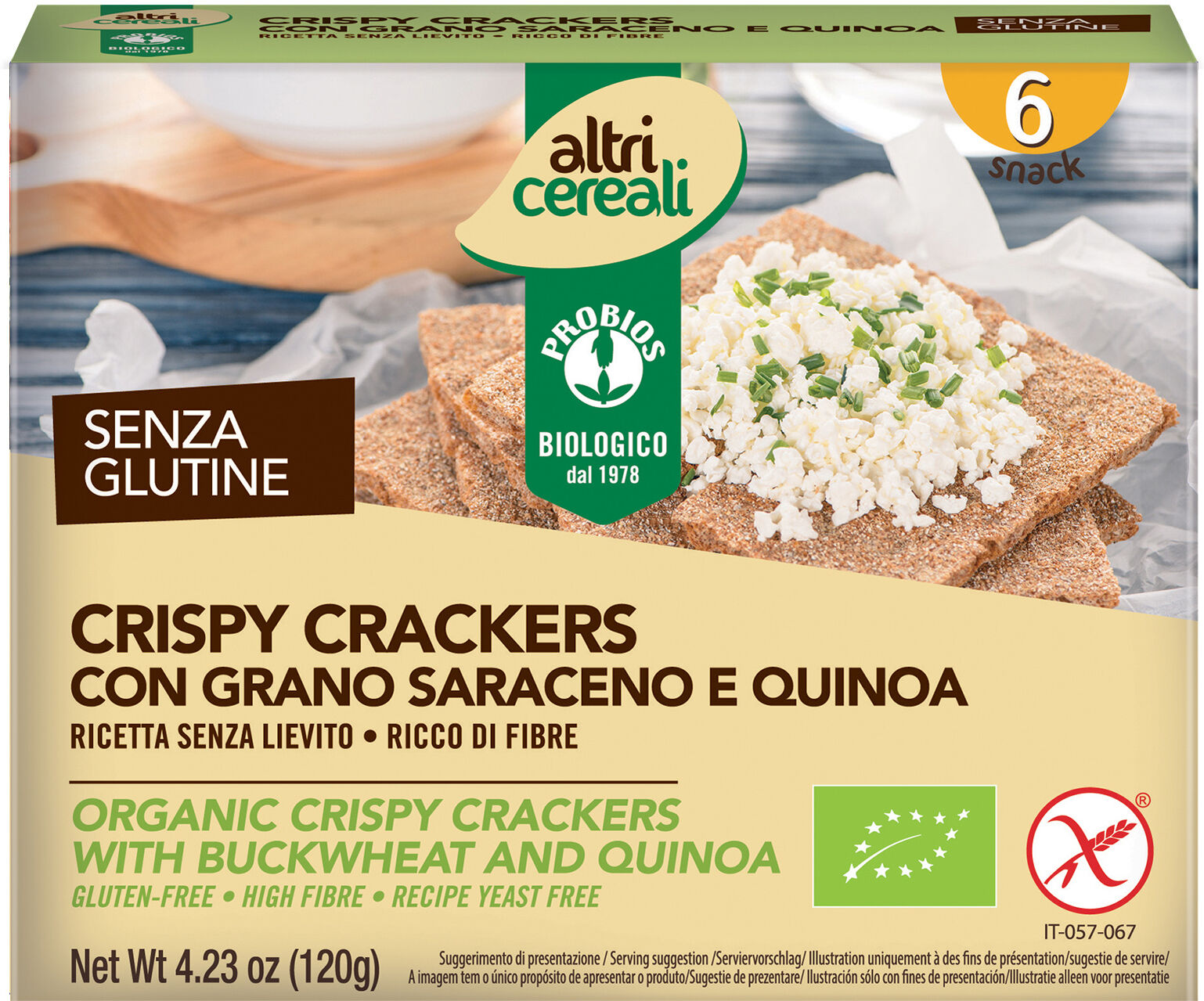 Probios Altricereali Crispy Crackers