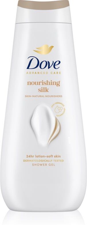 Dove Advanced Care Nourishing Silk feuchtigkeitsspendendes Duschgel 400 ml