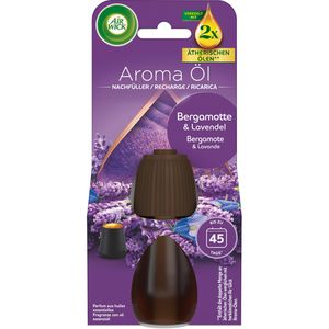 Airwick Raumduft Aroma-Öl Flakon, Diffuser, 20 ml, Nachfüller, ätherische Öle, Bergamotte & Lavendel