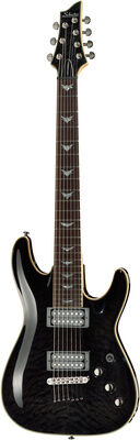 Schecter Omen Extreme 7 STBLK See Thru Black