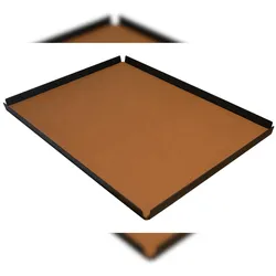 Stil Casa Stil Haus, Set 6 Tabletts pro Hotelzimmer, Innenraum aus Polyurethan gepaart, 51,5x39,5 cm, saffiano Farbe Wüste (Wüste).