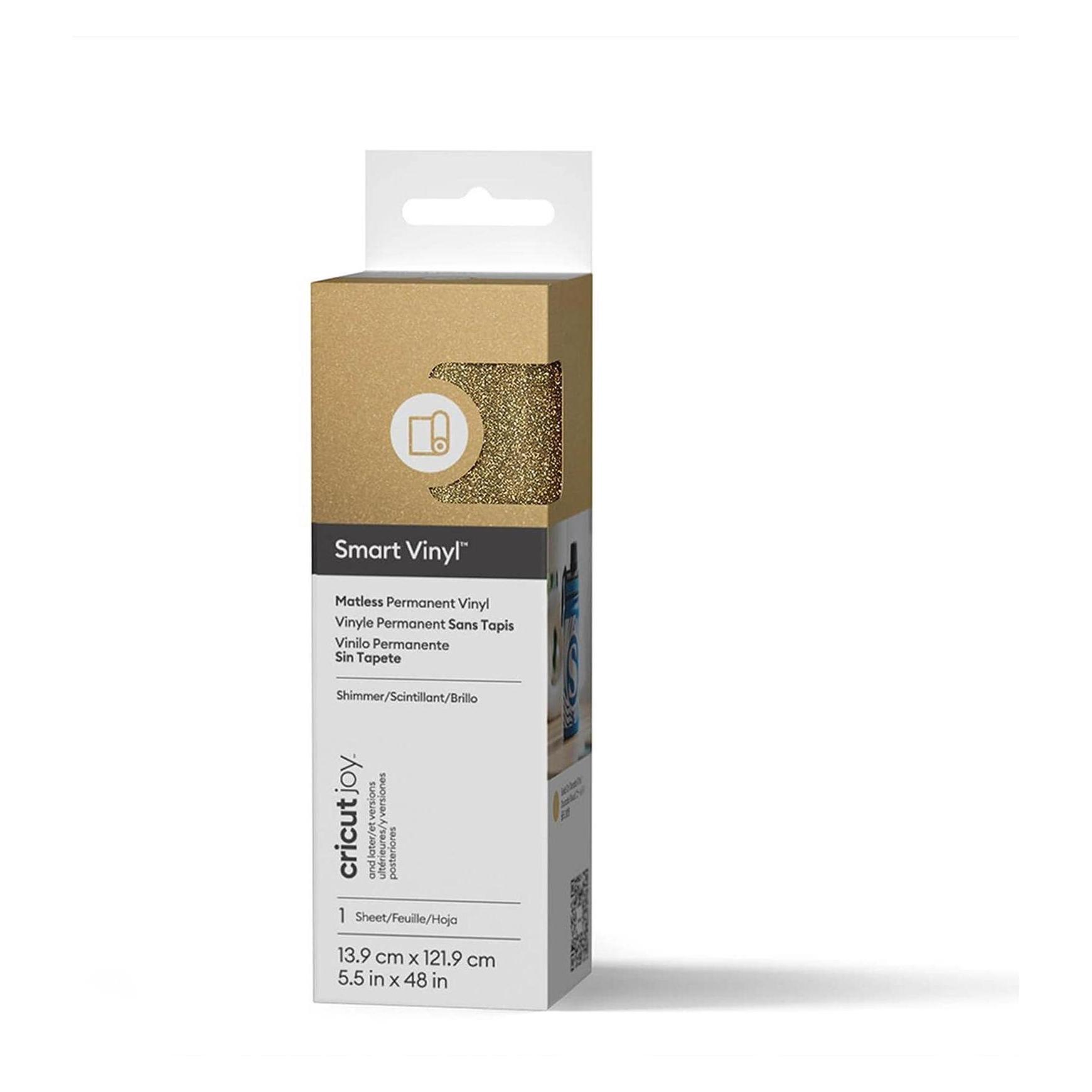 Cricut JOY SMART VINYL P SHIMMER GOLD 5.5X48 (P) (2011358)