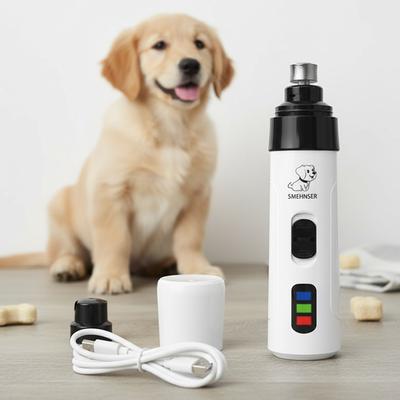 Happy Pet Pantry Ultimate Quiet Rechargeable Pet Nail Grinder Electric USB Trimmer For Dogs & Cats Ultimate Quiet Rechargeable Pet Nail Grinder Electric USB Trimmer For Dogs & Cats