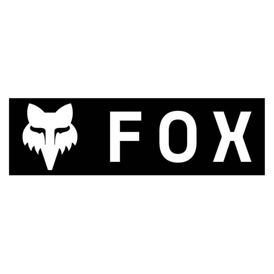 Fox Sticker 23 Corporate Logo 3" Blk Os (1 Sticker) (32528-001)