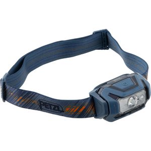 Petzl Stirnlampe Aria 1R RGB LED, wiederaufladbar, 475 Lumen, mit Blau-, Grün- & Rotlicht, wasserdicht, blau