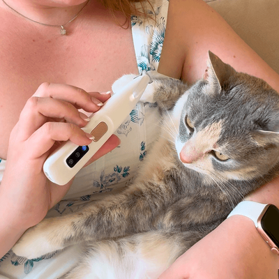 PetsAreLife Pet Groomer With LED Light, Cordless Nail Grinder Shaver For Safe Paw Trimming & Grooming, Gift For Pet Lovers Pet Groomer With LED Light, Cordless Nail Grinder Shaver For Safe Paw Trimming & Grooming, Gift For Pet Lovers