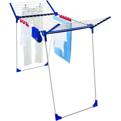 Leifheit Standtrockner Pegasus 180 Solid Plus, Wäscheständer, Blau, Weiss