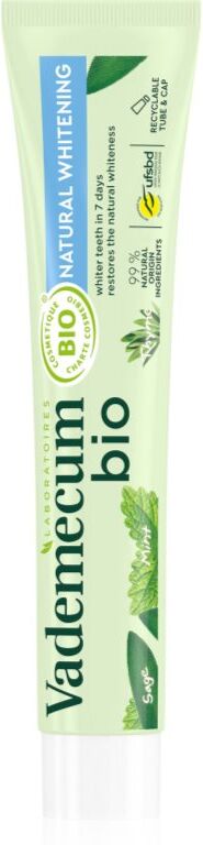 Vademecum BIO Natural Whitening dentifrice aux herbes effet blancheur 75 ml