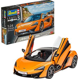 Revell Modellbausatz 07051 McLaren 570S, 106 Teile, Level 3, ab 10 Jahre, Maßstab 1:24