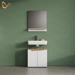 BADMÖBEL-SET Timavo, Weiß, 2-teilig