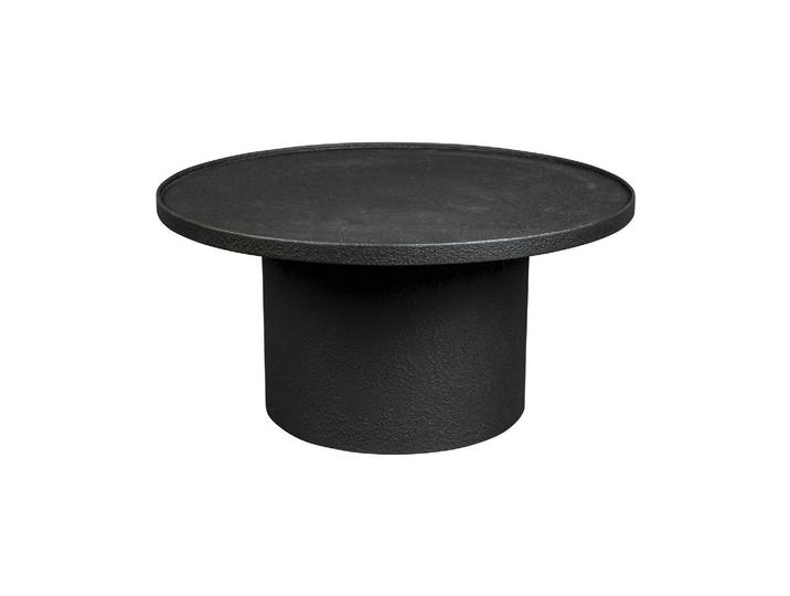 Table basse en bois noir, ronde, antidérapante - Dutchbone, Winst