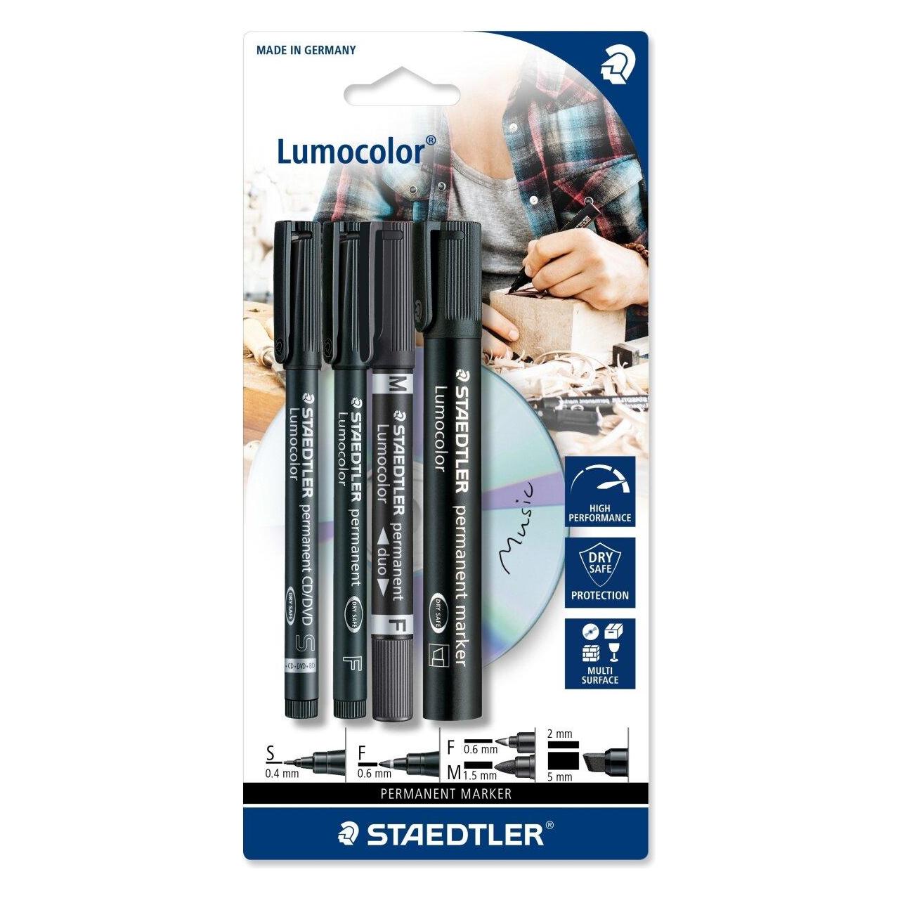 Staedtler Marker Set Lumocolor 4St (4x) (60 BK)