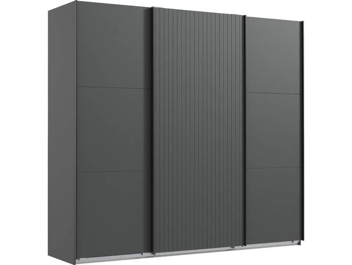 Kleiderschrank Asin graphite Holzwerkstoff B 250 cm