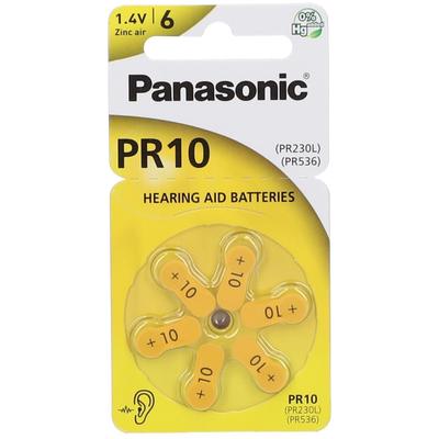 Batterien f.Hörgeräte Panasonic Pr10 5x 5x6 St