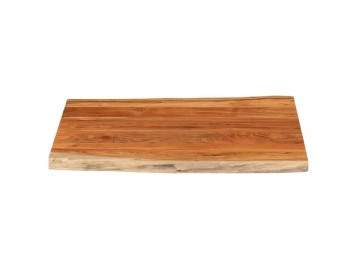 KTHLBRH Tischplatte 90 x 80 x 2,5 cm Massivholz Akazie Rustikale Kante, leicht zu reinigende Oberfläche, für Bartisch oder Service