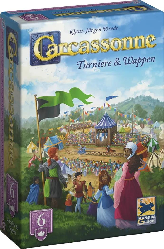 Hans im Glück Carcassonne Uitbreiding 6 Toernooien & Wapen