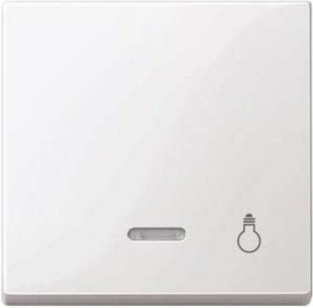 Merten Wippe Kontr.Fenster pws/gl Aufdruck Licht 435919)