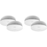 Smart Home Rauchmelderwarnmelder II weiß, 4er Pack