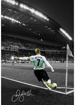 Inspired Living Legendary Soccer Star Canvas Wall Art Poster For Boys Room And Fan Decor 20x30cm Unframed 7