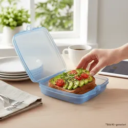 Sandwichbox blau