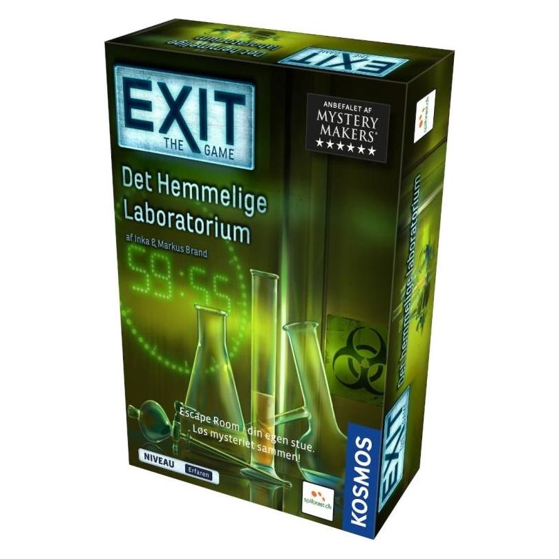 Thames & Kosmos Exit: Det hemmelige laboratorie - Escape Room Game (Danish) (Dänisch, 1 - 4 Spieler) (LPFI119)