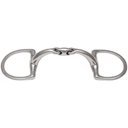 Gebiss ST Easy Control Anatomisch D-Ring doppelt gebrochen stainless steel 135/16