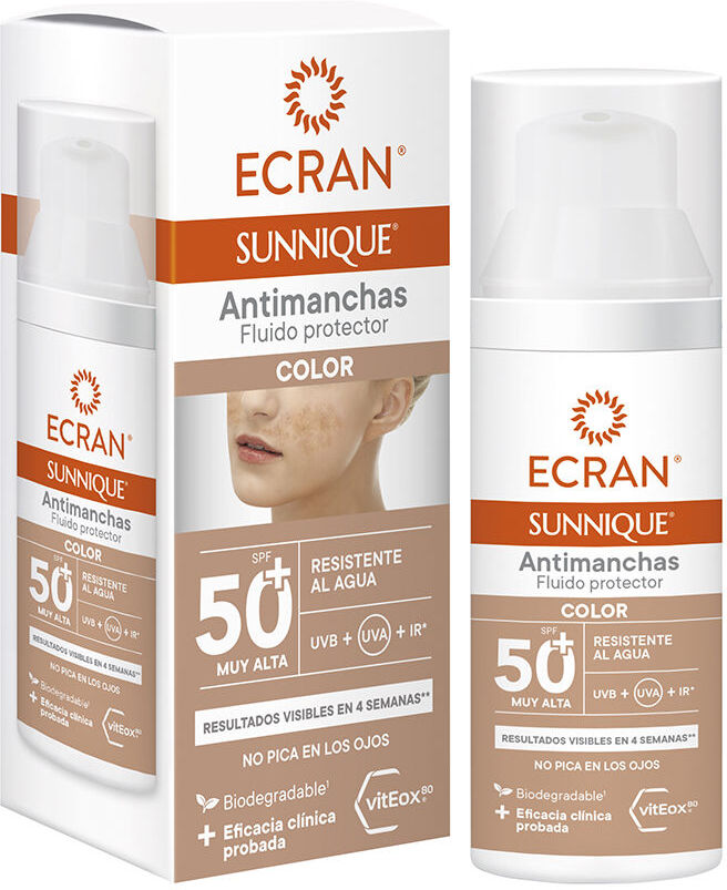 Ecran Sunnique antimanchas facial color SPF50+ 50 ml