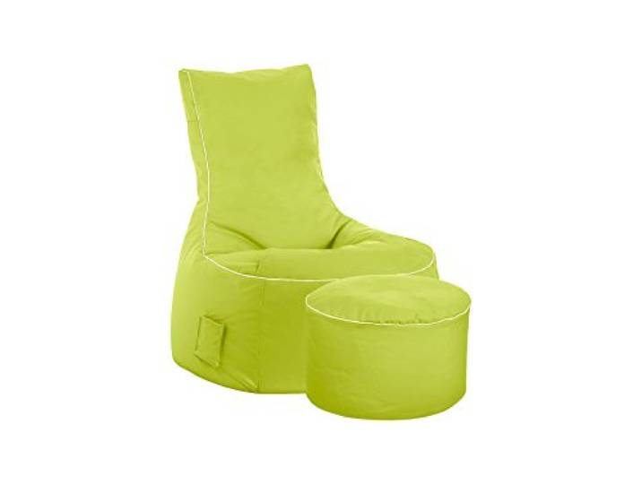 SITTING POINT only by MAGMA Sitzsack-Set Scuba Swing + Hocker grün