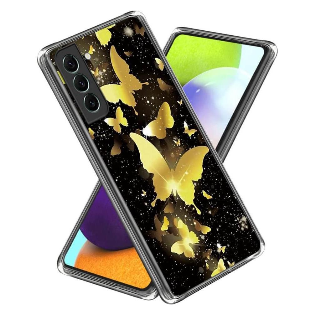 Cover-Discount Cover Handyhülle IMD Schmetterling gold (Samsung Galaxy S24) (660171634E)