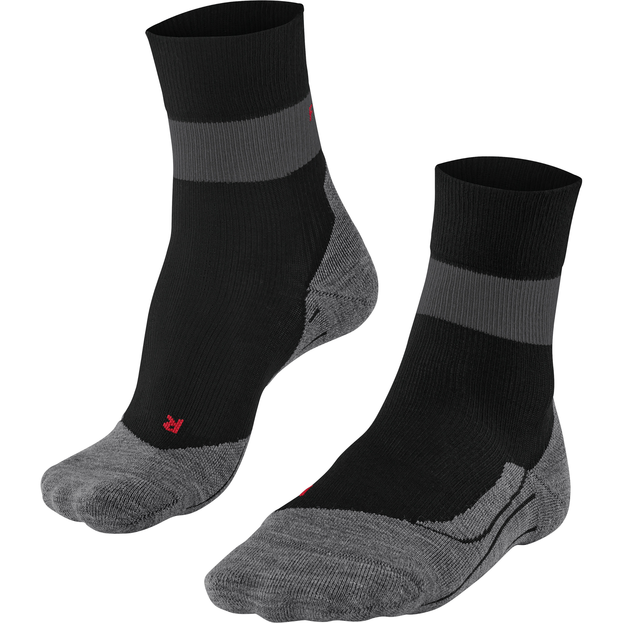 Falke RU Compression Stabilizing Herren Laufsocken schwarz Größe 46 Laufen | Trailrunning Hautfreundlich