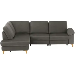 Max Schelling Ecksofa  Maximum Plus , grau , Maße (cm): B: 257 H: 89 T: 200.0