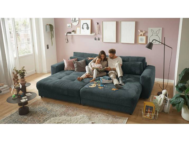 Big Sofa Barura Loveseat mit großzügiger Liegefläche