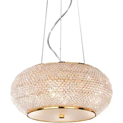 Ideal Lux Pendelleuchte PASHA SP6, 6-flammig, E14, Gold IDEA-082172